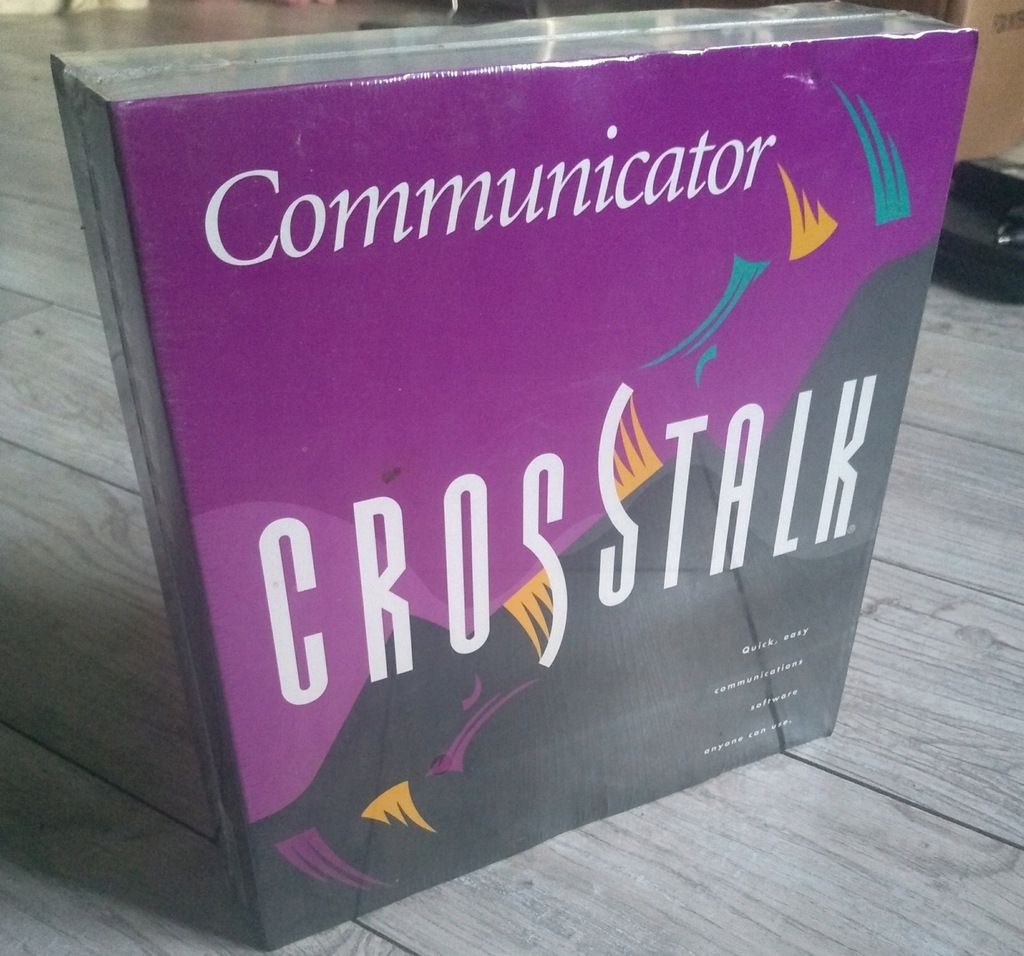 Crosstalk Komunikator 1992 Folia PC-dos Unikat!