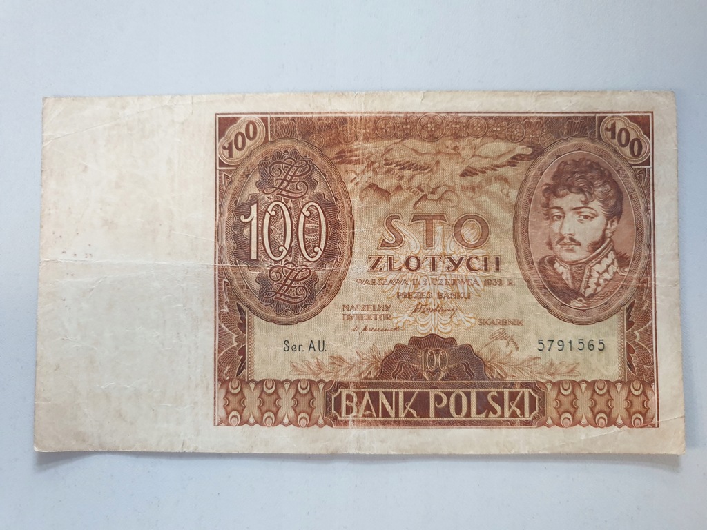 100 złotych 1932 Ser. AU.