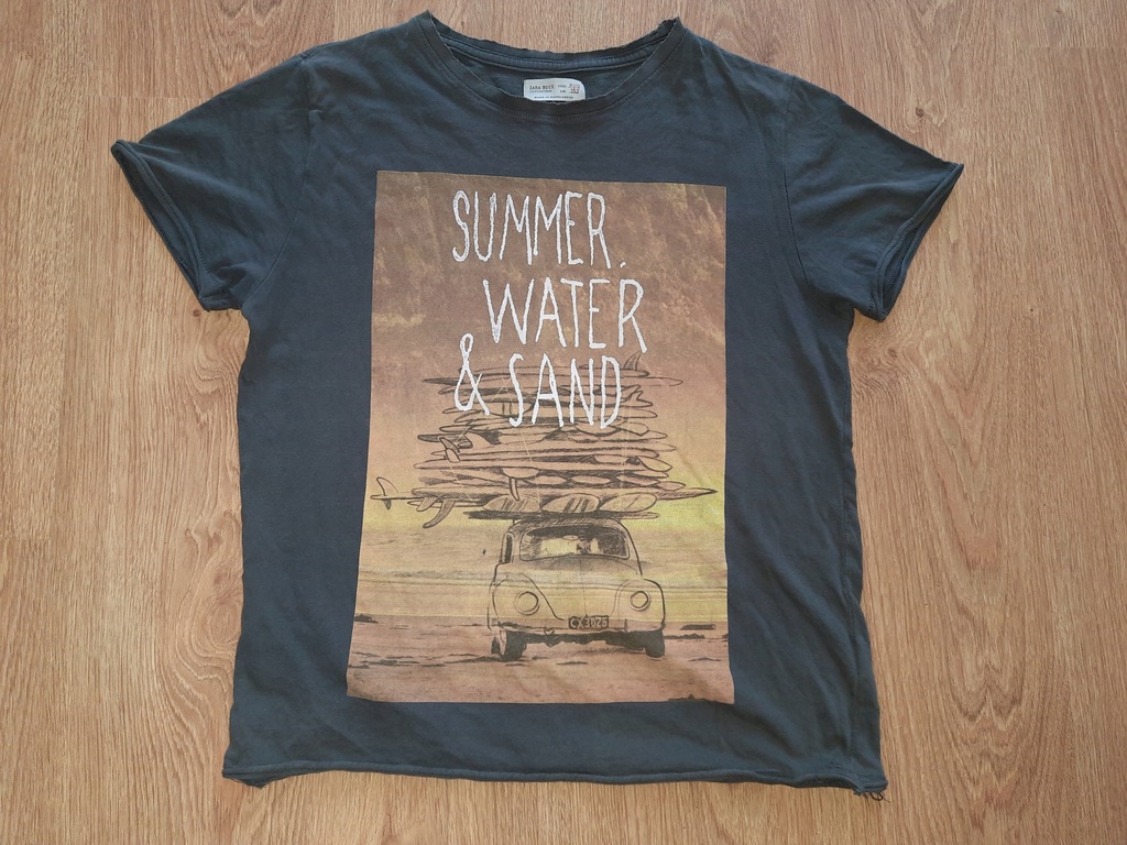 T-shirt chłopięcy SUMMER WATER&SAND r.152 ZARA