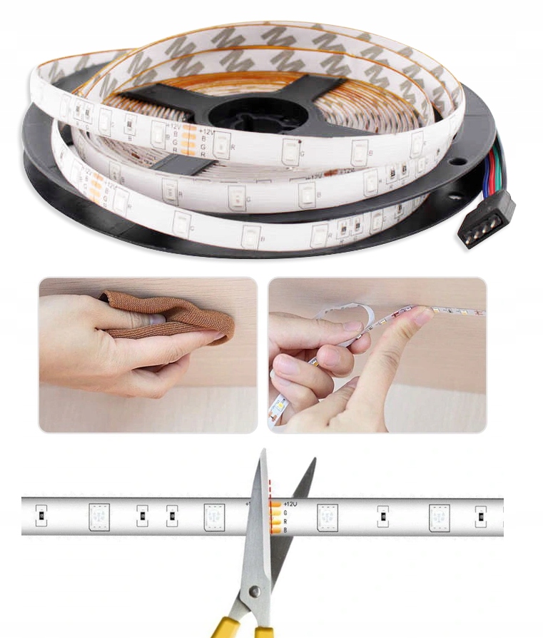 Купить Разноцветные светодиоды.LED STRIP с пультом для освещения.: отзывы, фото, характеристики в интерне-магазине Aredi.ru