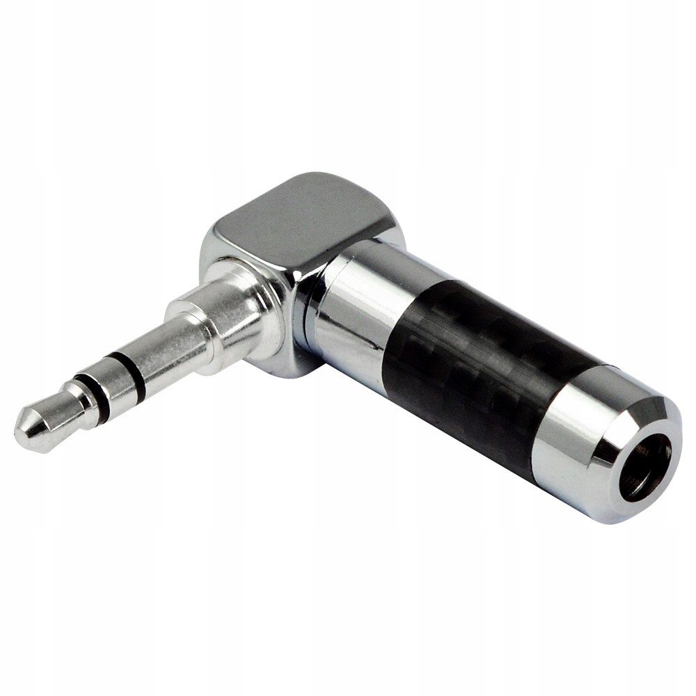 ZŁĄCZE AUDIO Jack w kształcie litery L 3,5mm