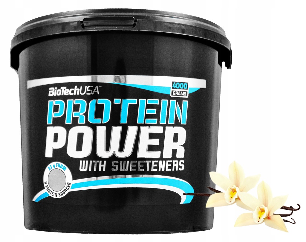 BIOTECH USA PROTEIN POWER 4000G BIAŁKO KAZEINA 4kg