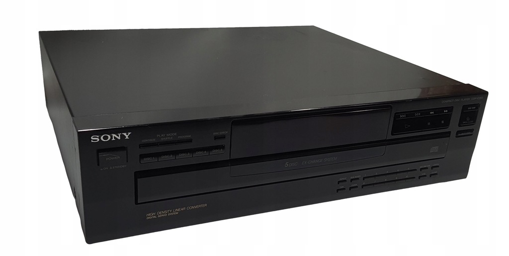 Odtwarzacz CD Sony CDP-C265 czarny