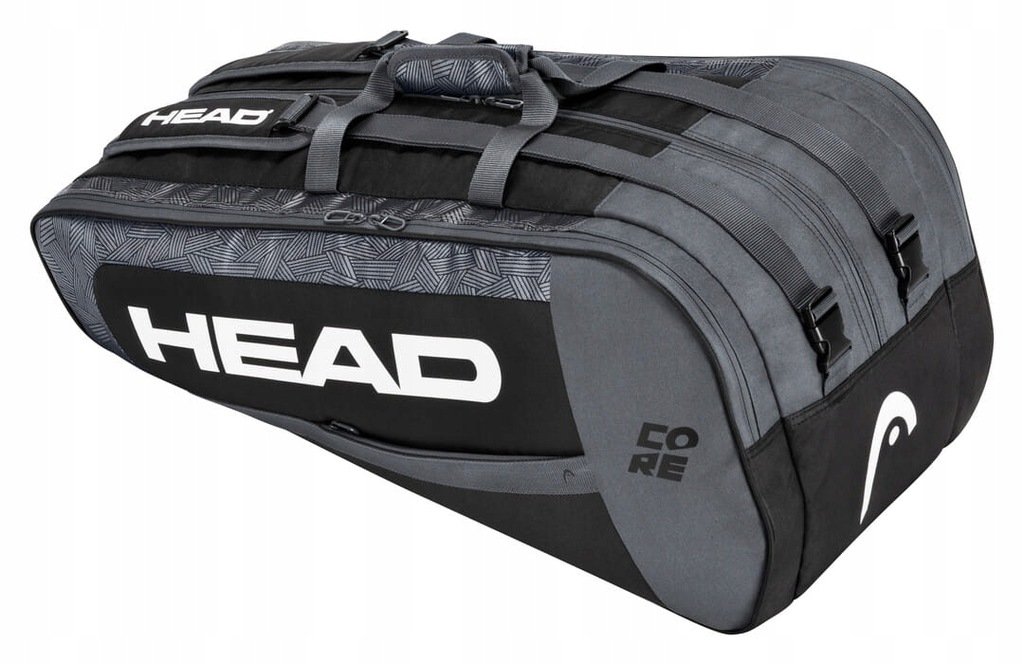 TORBA TENISOWA HEAD CORE 9R SUPERCOMBI CZARNY