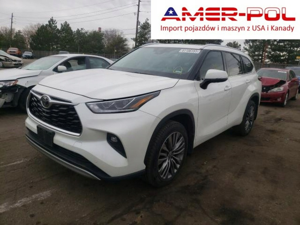 TOYOTA HIGHLANDER, 2020,3.5L, PLatinum, porysowany