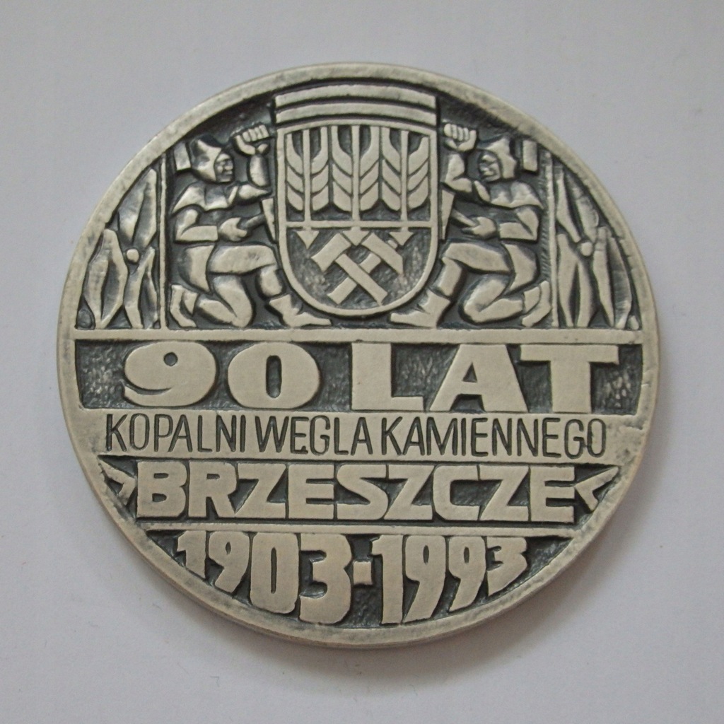 Medal 90 Lat Kopalni Węgla Kamiennego Brzeszcze, X8193