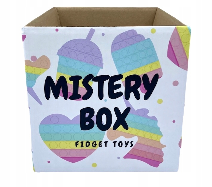 MYSTERY BOX ZESTAW FIDGET TOYS ANTYSTRESOWE POP IT 11808386045