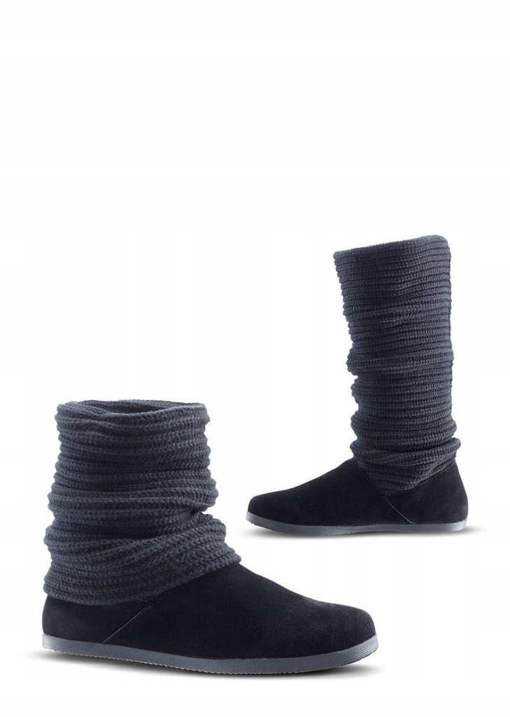 BOTKI ZIMOWE CZARNE 3A7D04 Bpc 40