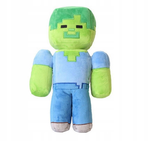 MINECRAFT ZOMBIE PLUSZAK MASKOTKA FIGURKA STEVE