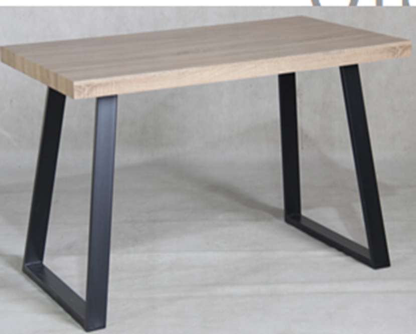 Stół prostokątny BAND 1400X800X75 dąb/ czarny LOFT