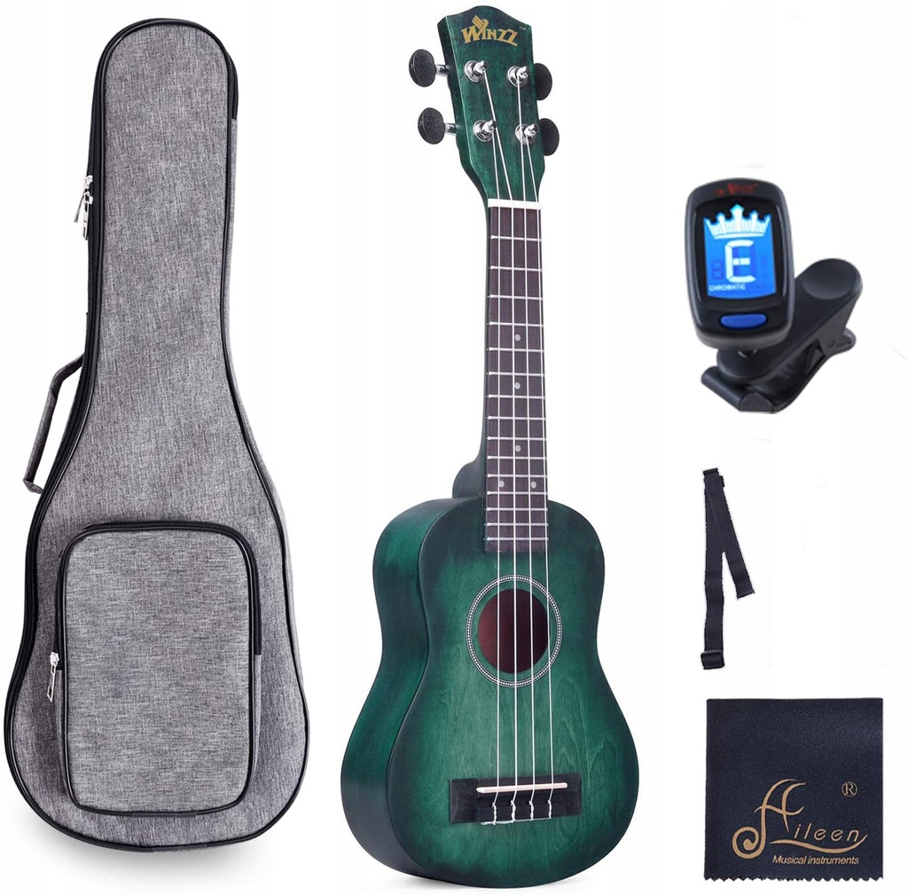 Ukulele Sopranowe WINZZ 21 Zielone