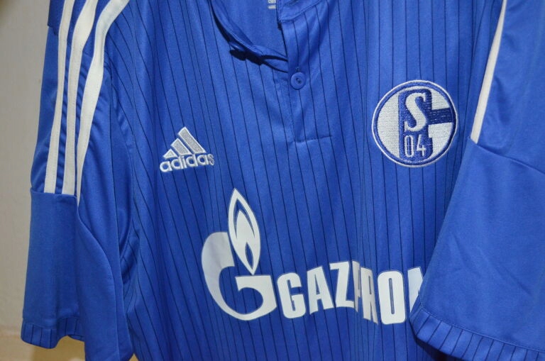 KOSZULKA KLUBOWA ADDIDAS SCHALKE 04 (GAZPROM )