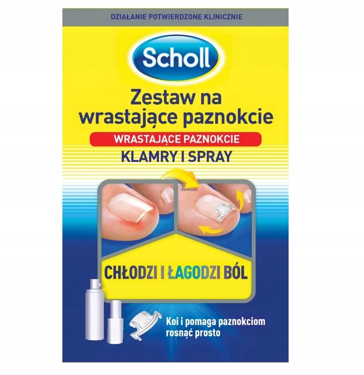 Scholl – zestaw na wrastające paznokcie do stóp kl