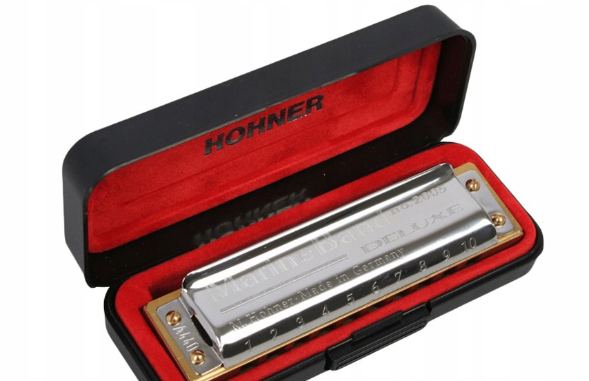 HOHNER Marine Band Deluxe E harmonijka z futerałem