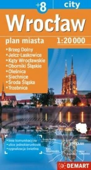 WROCŁAW PLUS 8 - PLAN MIASTA, PRACA ZBIOROWA