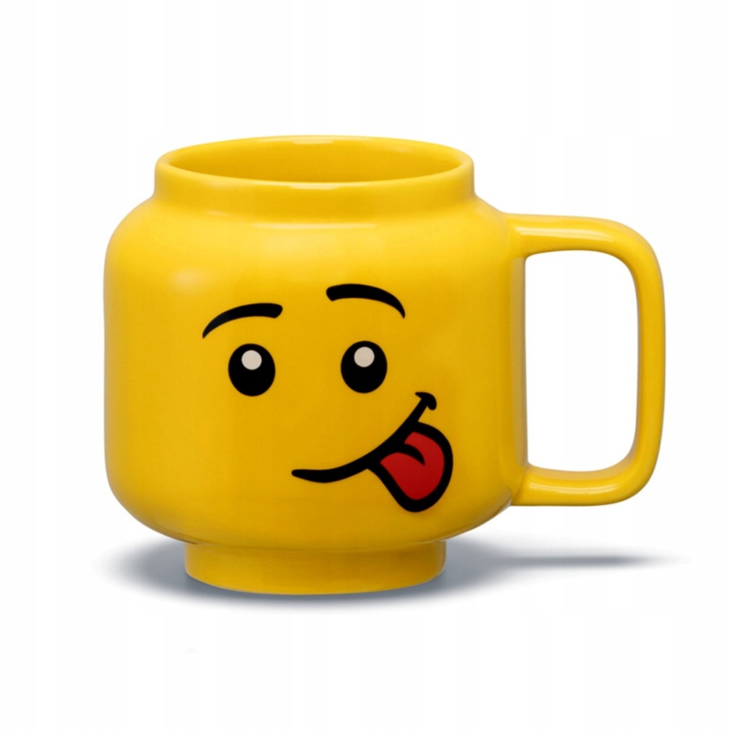 Kubek ceramiczny duża głowa LEGO Chłopiec (Głuptas) 530ml