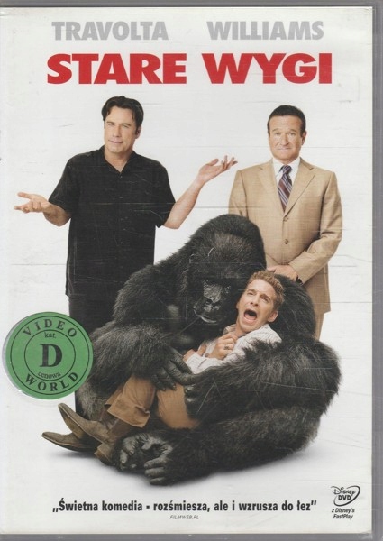 Stare wygi DVD Robin Williams, John Travolta