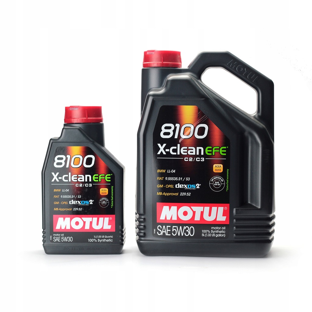 Motul 8100 Xclean EFE C2/C3 5w30 6L (5L+1L+GRAT) 8244477977
