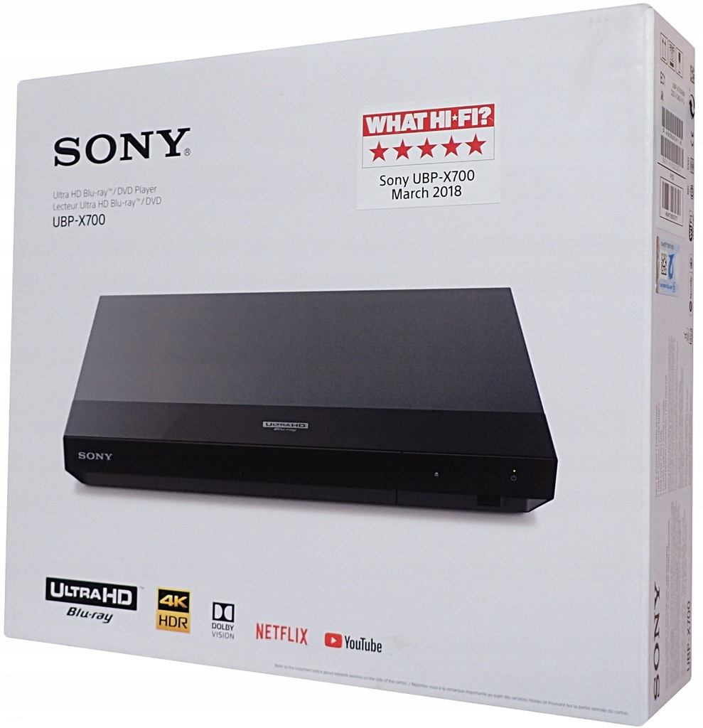 Купить DVD-плеер Blu-Ray Sony UBP-X700 4K Ultra HD: отзывы, фото, характеристики в интерне-магазине Aredi.ru