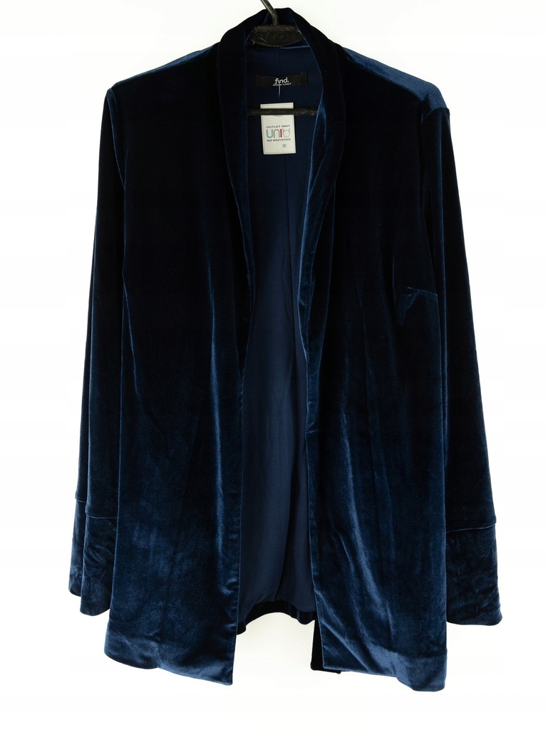 MARYNARKA DAMSKA GRANATOWA WELUROWA FIND R. L