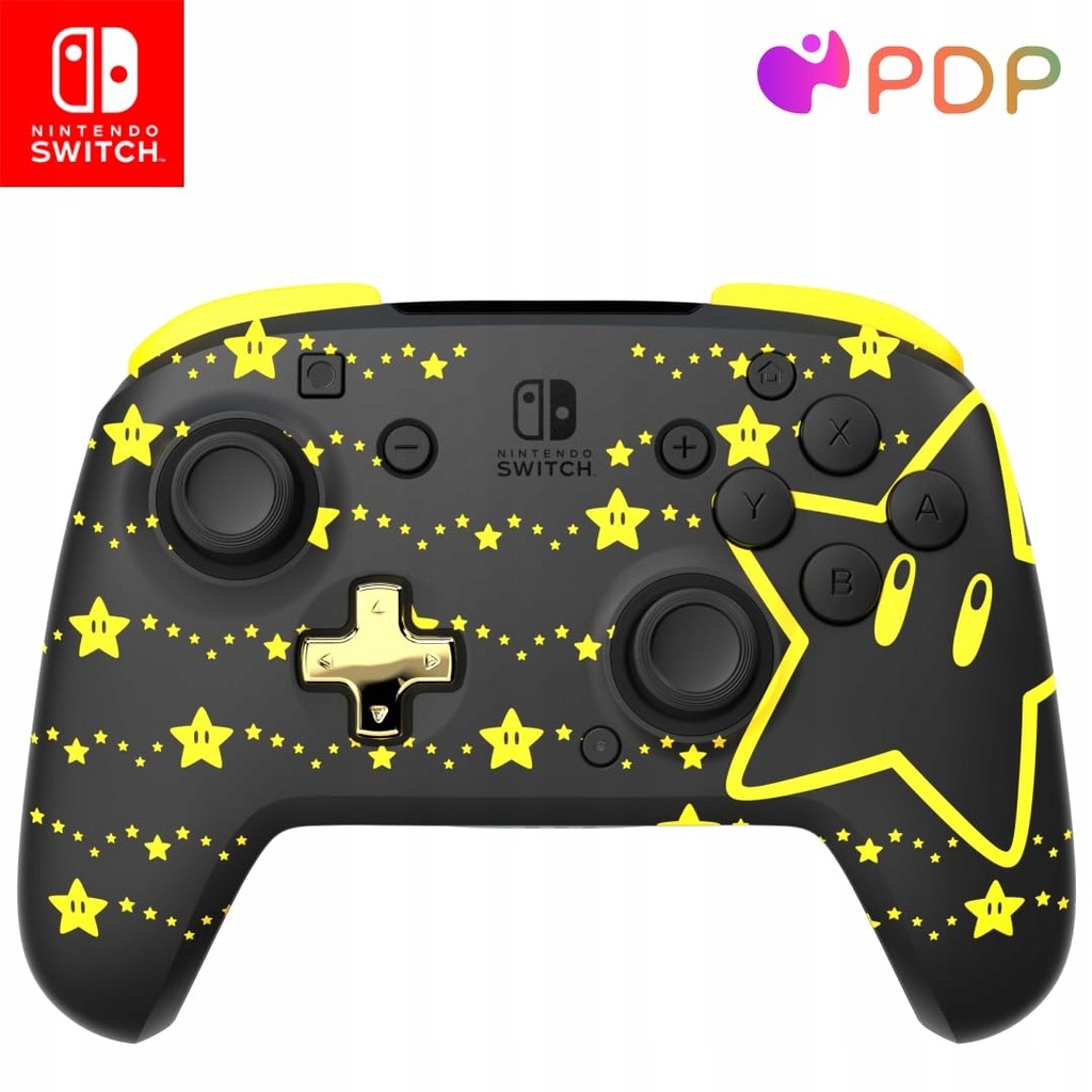 PDP REMATCH GLOW Wireless Controller Mario Stars