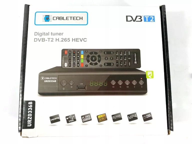 DEKODER DVBT CABLETECH URZ0336B GWARANCJA