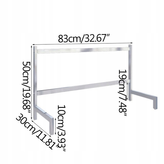 83cm - styl półkowy DIY spustowy stojak na naczyni