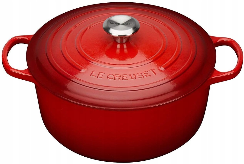 L6762 LE CREUSET BRYTFANNA Z POKRYWKĄ 24CM ŻELIWO