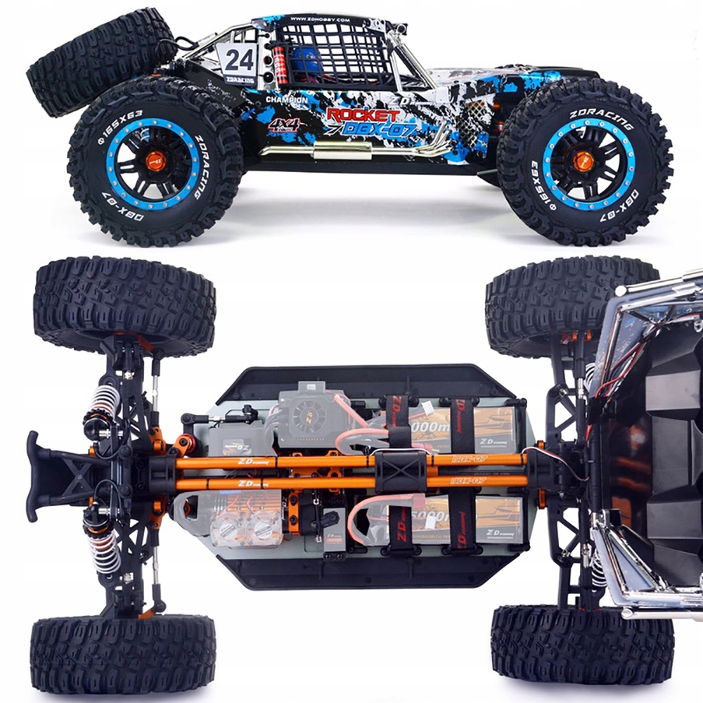 ZD Racing DBX-07 DBX07 1/7 4WD 80km/h High Sp