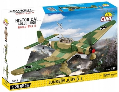 COBI BOMBOWIEC NURKUJĄCY HC WWII /5748/ JUNKERS JU 87 B-2 525 KL