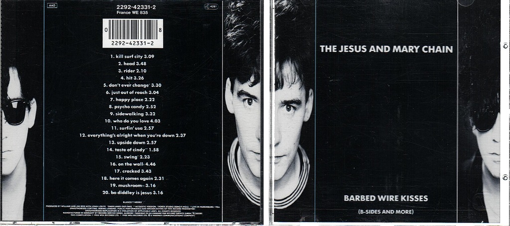 The Jesus And Mary Chain - Barbed Wire Kisses.. CD