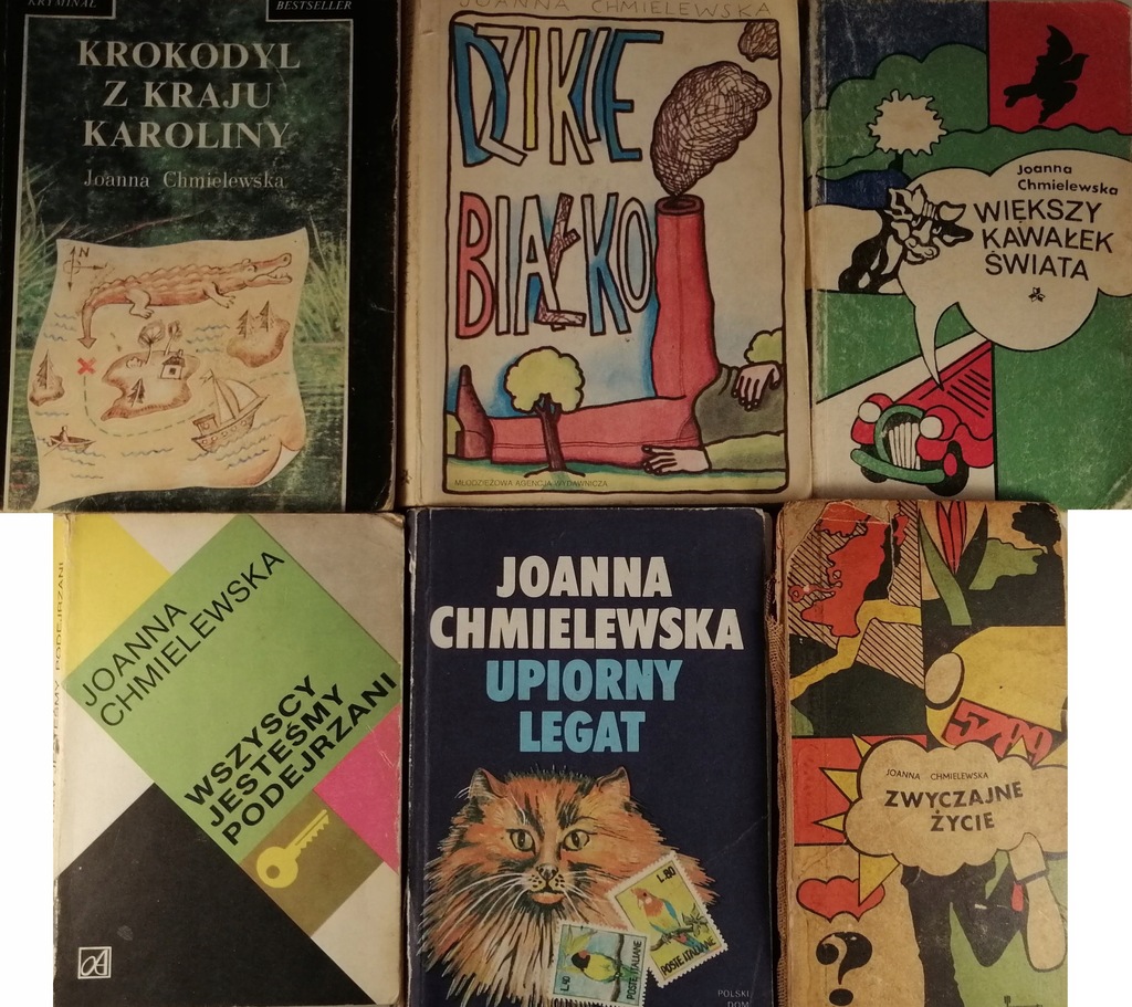 7x Chmielewska Zwyczajne życie Krokodyl Szajka