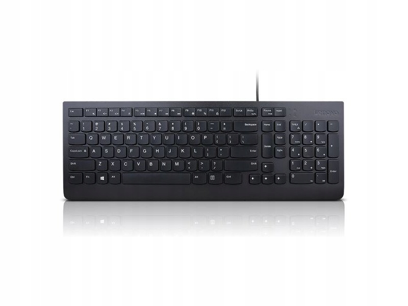Klawiatura Lenovo Essential Wired Keyboard ESTONIAN czarny (4Y41C68687)