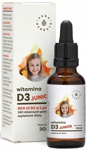 Aura Herbals Witamina D3 Junior 30Ml