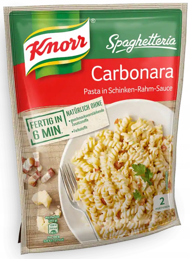 Knorr Spaghetti Carbonara Szynka Ziola Sos 8249016505 Oficjalne Archiwum Allegro