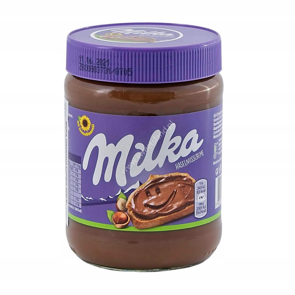 MILKA KREM CZEKOLADOWY 350G. - 11916788982 - oficjalne archiwum Allegro
