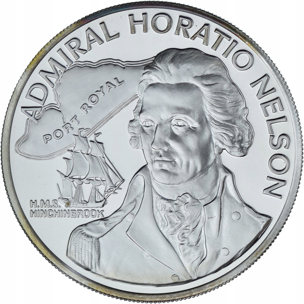 Jamaica, 10 Dollars, Amiral H. Nelson, 1976, Frank