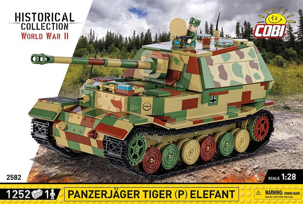 HC WWII PANZERJAGER TIGER P ELEFANT, COBI