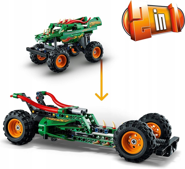 Купить LEGO TECHNIC 7+ АВТОМОНСТЕР ДЖЕМ ДРАКОН 42149: отзывы, фото и ...