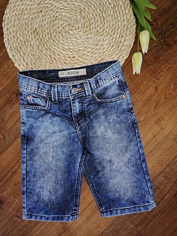 KRÓTKIE SPODENKI JEANSOWE DENIM 134 D543