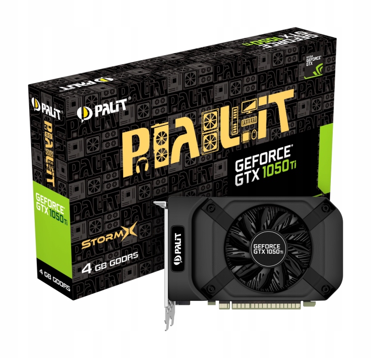 Купить ВИДЕОКАРТА PALIT GEFORCE GTX 1050Ti STORMX: отзывы, фото, характеристики в интерне-магазине Aredi.ru