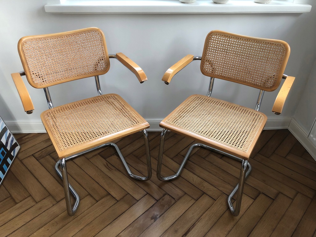 Marcel Breuer Cesca Chair Bauhaus Thonet rafia