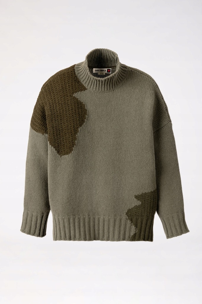 ZARA SRPLS SWETER 100% WEŁNA LIMITED EDITION L