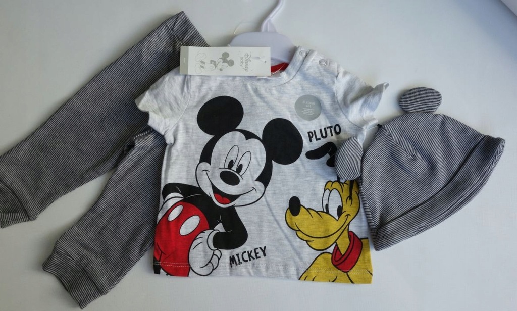 nowy ZESTAW Disney Mickey r.74 KOMPLET spodenki