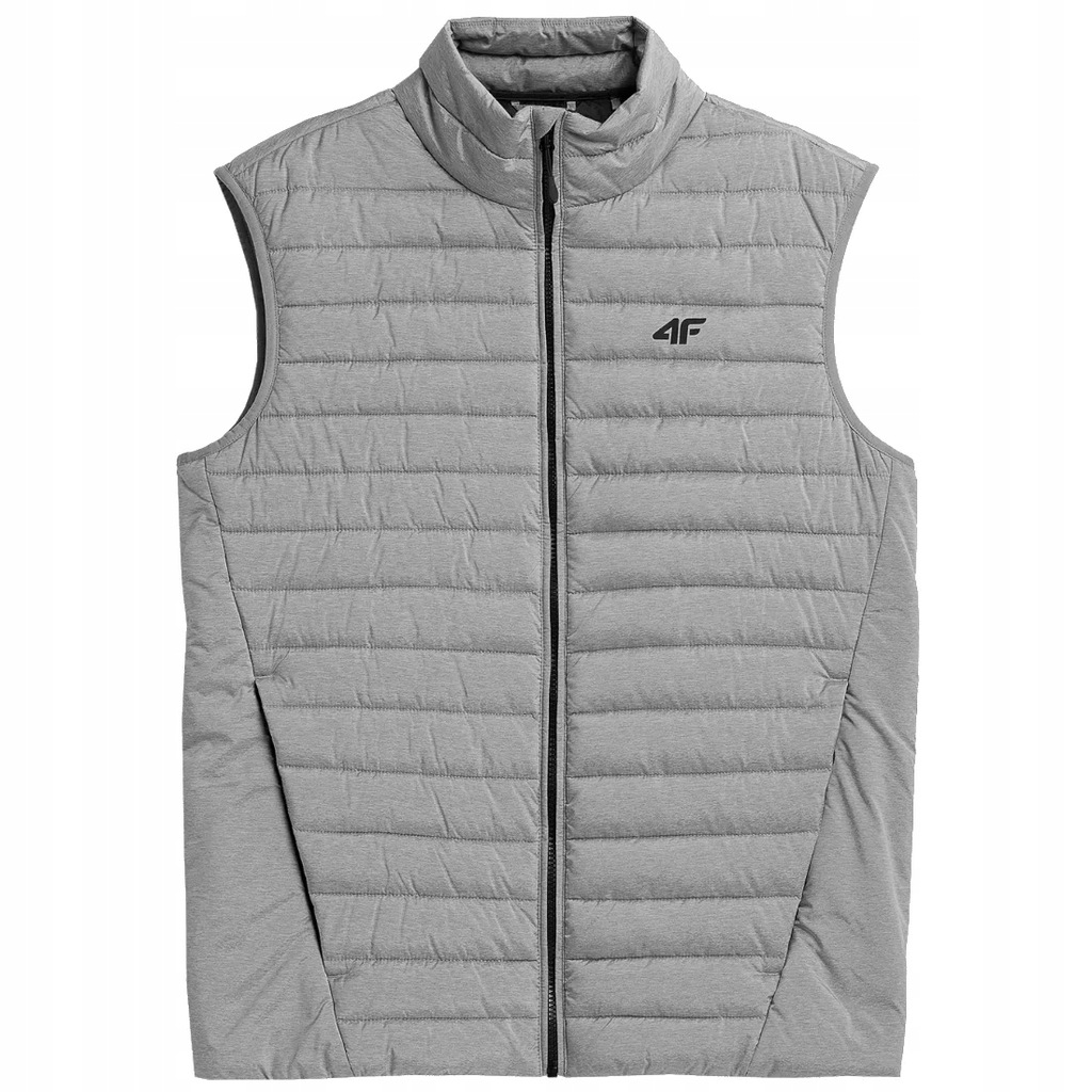 4F Men's Vest H4Z21-KUMP001-27M M Szare