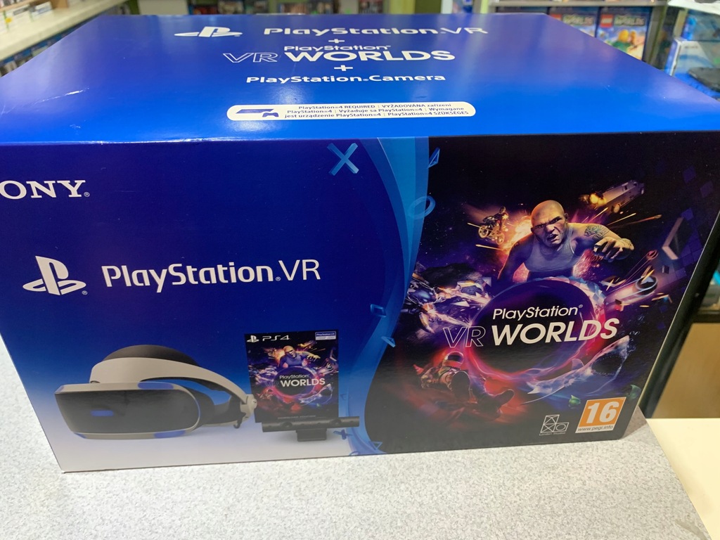 Gogle SONY PlayStation VR V2 + Kamera + Gra Worlds