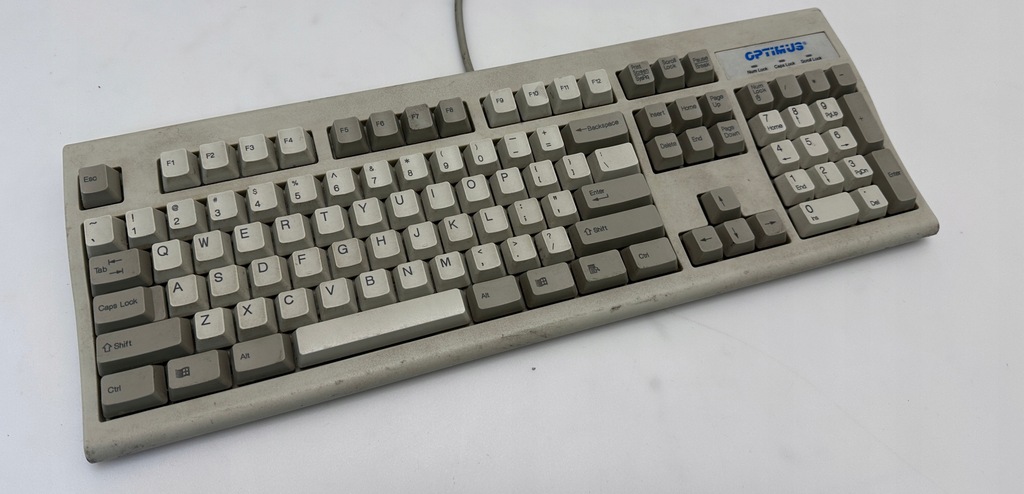 Retro klawiatura komputerowa Optimus KWD-200 DIN (A)