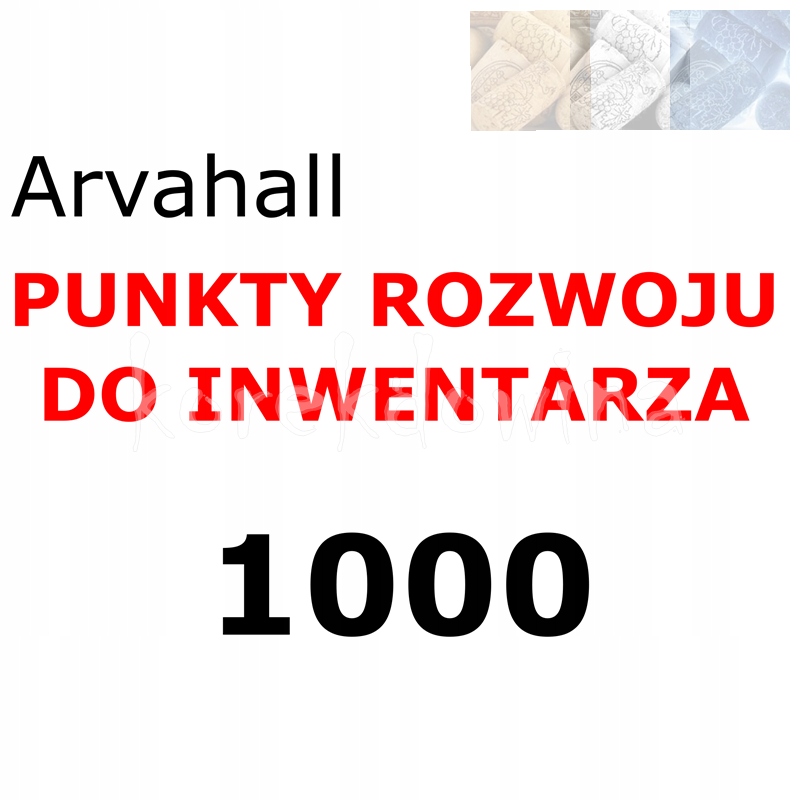 A PACZKI 1000 PR Punkty Rozwoju FOE Arvahall