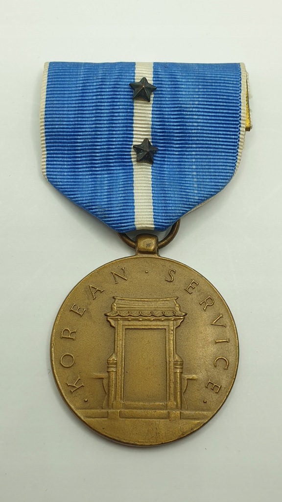 USA Korean Service Medal dwie gwiazdki 1950/1954