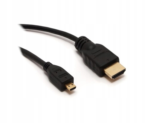 MHL Kabel Micro USB B-HDMI 1,5m pozłacane końcówki